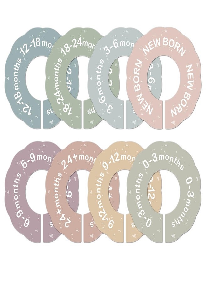 LEMBANG Baby Clothes Dividers for Closet,Clothes Organizer for Boy & Girl Nursery,from Newborn to 24 Months. - Image 1
